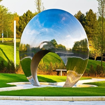 Скульптура металла SS современного конспекта сада на открытом воздухе