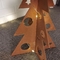 Лазер особенного сада декоративный отрезал рождественскую елку Corten стальную на праздник Xmas