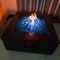 Высокотемпературная черная таблица огня подогревателя патио газа квадрата металла цвета