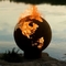 Глобуса огня Corten земли 36 дюймов яма огня сферы металла стального деревянная горящая