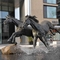 скульптуры металла ремесел смолы 5mm лошадь толстой на открытом воздухе бронзовая