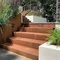 Pre выдержанные лестницы шагов сада Corten стальные ширина 1000mm до 3000mm