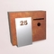На открытом воздухе ключевая стена замка установила почтовый ящик почтового ящика Corten стальной